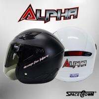 SQA หมวกกันน็อค หมวกกันน็อค SpaceCrown Alpha ( สเปรซคราวน์  แอลฟ่า ) มีให้เลือกหลากสี หมวกนิรภัย