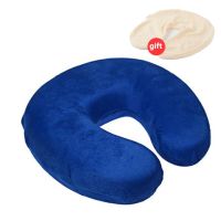 hyfvbujh✶  U Shaped Slow Rebound Memory Foam Neck for Traveling Cotton Rest Cushion gift Pillowspillowcase