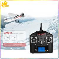 Hyccccoux WLtoys 3CH F949 2.4G Cessna 182 Micro RC Pengendali Jarak Jauh Pesawat สำหรับเด็ก200M