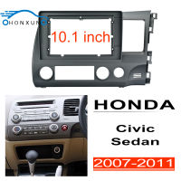 Honxun 2din android 10.1 นิ้ว หน้ากากวิทยุกรอบวิทยุ Honda Civic FD 2007-2011