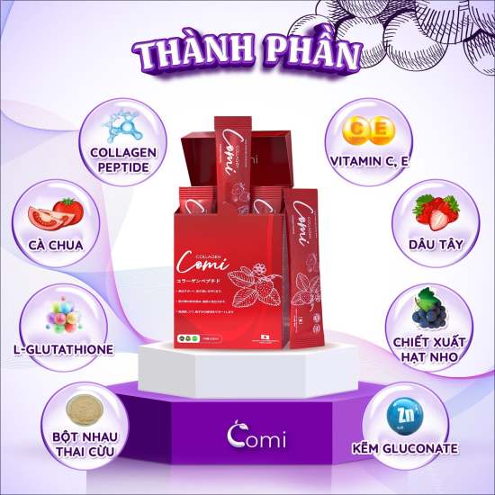 Combo 3 hộp collagen comi nhật bản mờ thâm nám trắng da - ảnh sản phẩm 3