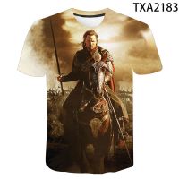 2023 NEWOversized T เสื้อแฟชั่นแขนสั้น3D พิมพ์ผู้ชายผู้หญิงเสื้อยืด Lord Of The Rings Casual Streetwear Tops