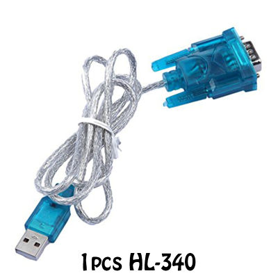 สายเคเบิล HL-340จากยูเอสบีไปยังซีเรียล (COM) USB-RS232 USB สายเคเบิลอนุกรม9ขารองรับ Win7-64บิต