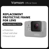 Vamson กรอบป้องกันสำหรับ Gopro Hero 7สีดำ6 5 UV อะไหล่สำหรับ Go Pro ซ่อมแซมอุปกรณ์เสริม VP717