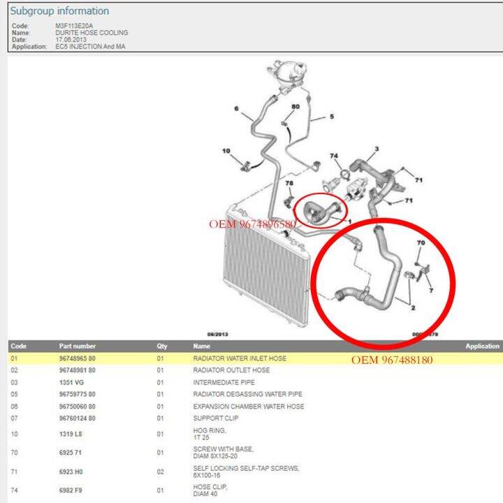 suitable-for-citroen-c-elysee-peugeot-301-radiator-water-inlet-hose-outlet-hose-9674896580-9674898180