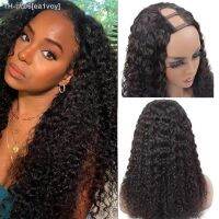 18 30 Inch Natural Synthetic V Part Wig Long Curly Glueless Upgrade Wigs Natural Black Color For Women Daily Use [ Hot sell ] ea1voy