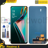 Beyondwolf TFT 6.53นิ้วจอ LCD สำหรับ Realme X LCD ชุดดิจิไทเซอร์หน้าจอสัมผัสสำหรับ Realme X RMX1901 RMX1903หน้าจอสำรอง