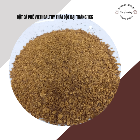 Bột cà phê nguyên chất enema viet healthy túi 1kg thải độc đại tràng - ảnh sản phẩm 3