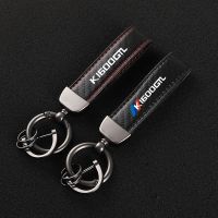 Leather Motorcycles keychain horseshoe buckle jewelry key chain for BMW K1600GT K1600GTL 2011 2012 Accessories WITH LOGO