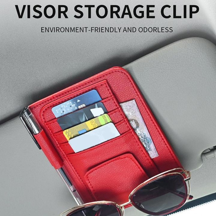 cw-car-organizer-multi-pocket-business-card-storage-management-sunglasses-holder-accessories-interior