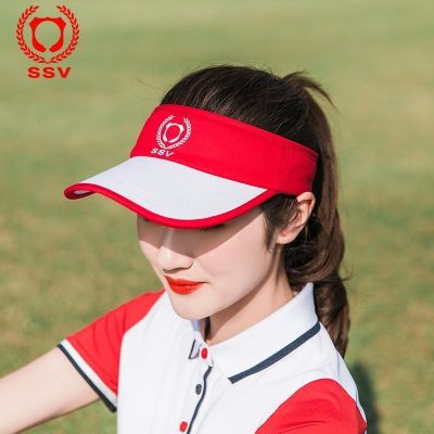 ◈ Four-color SSV new g olf womens ball cap g olf hat womens topless sun visor fashion Korean style