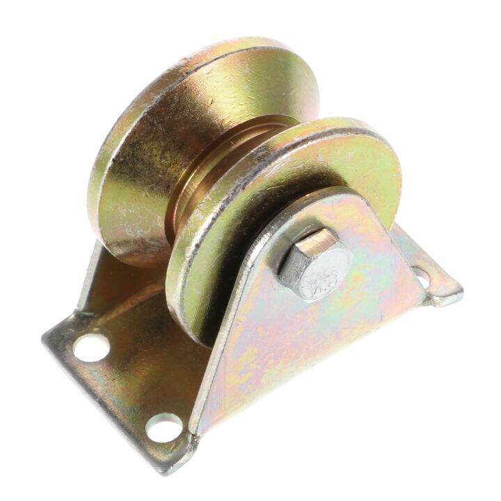 2 Inch V Groove Sliding Gate Caster Steel Track Rail Roller Track Wheel 