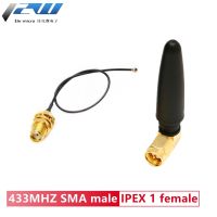 433MHz Antenna IPEX IPX ufl. Pigtail Cable 1.13 Lora Lorawan 3dbi GSM Antennas 433 MHz Directional Antenne SMA Male Connector