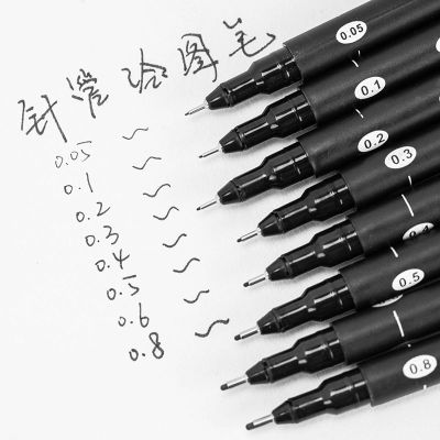 1Pc Sipa Drawing Pen Fineliner Ultra fine line marker ink black 005 01 02 03 05 08 Micron drawing Pen art Marker set