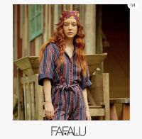 [FAFALU Donna Jumpsuit] Jumpsuit Red Navy แขนเสื้อและกางเกงพับได้ตามชอบ