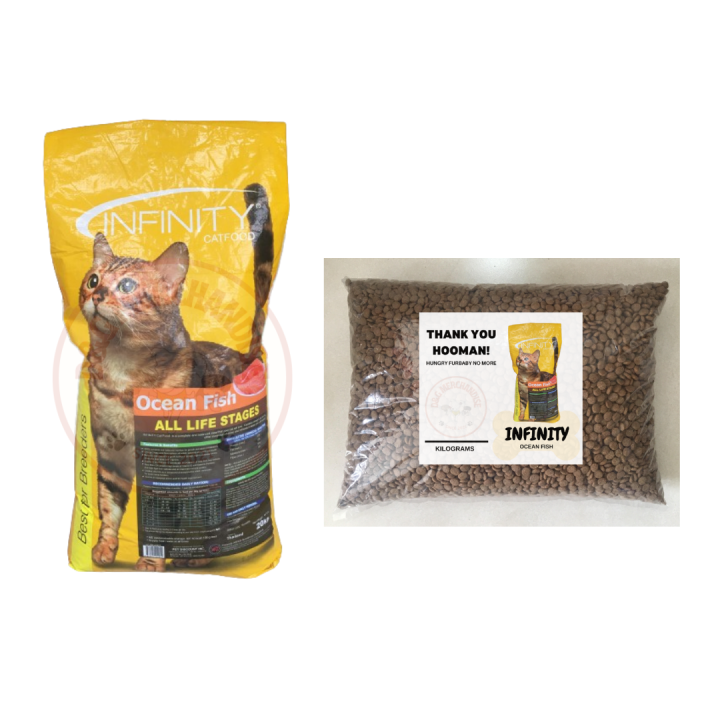 Infinity Dry Cat Food Ocean Fish (Repacked) 1kg Lazada PH