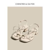 COD CHENTER &amp; KATER sandals womens 2023 Summer new outer wear buckle toe sandals versatile shoes for women