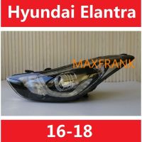 ไฟหน้า​ /เลนส์ไฟหน้า/ไฟหน้าสําหรับ/ไฟท้าย Hyundai Elantra (16-18)   LED Standard Front Bumper Headlamp Head Lamp Light Replacement Headlight