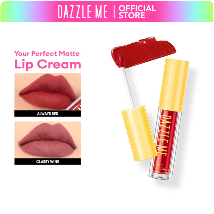 DAZZLE ME - Velvet Matte Lip Cream - Matte Lipstick Liptint Long ...