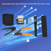 ชุดเครื่องมือปอกไฟเบอร์ออปติก FTTH Splicing Splice พร้อม Fiber Cleaver FC-6S