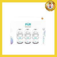 PUR ขวดนมคอกว้าง Advanced Plus Wide Neck  แพ็ค 3 ขนาด 5 ออนซ์ 150 ML.