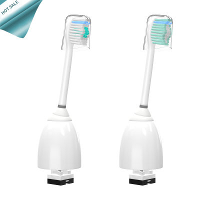 2ชิ้นเปลี่ยนหัวแปรงสีฟันไฟฟ้าพร้อมฝาเหมาะสำหรับฟิลิปส์ Sonicare E-Series HX9553 HX9552 HX9500เพื่อสุขอนามัยในช่องปาก