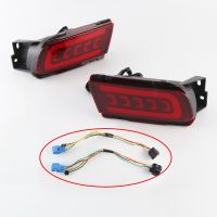 ตัวสะท้อนแสง LED สำหรับ Toyota Land Cruiser Prado 150 LC150 FJ150สัญญาณเปิดไฟเบรกไฟท้าย2010-2020 Bemper Belakang