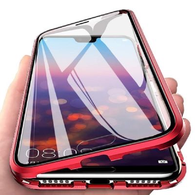 「Enjoy electronic」 Metal Magnetic Double Sided Glass Case for Samsung Galaxy S22 S21 S20Plus Ultra A71 70 52 51 50 32 31 21S 12 S21FE S20FE Case