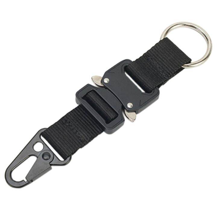 molle-กระเป๋าเป้สะพายหลัง-hook-key-clips-strong-key-keychain-clip-molle-hook-heavy-duty-เข็มขัด-keepers-พร้อม-key-chain-loop