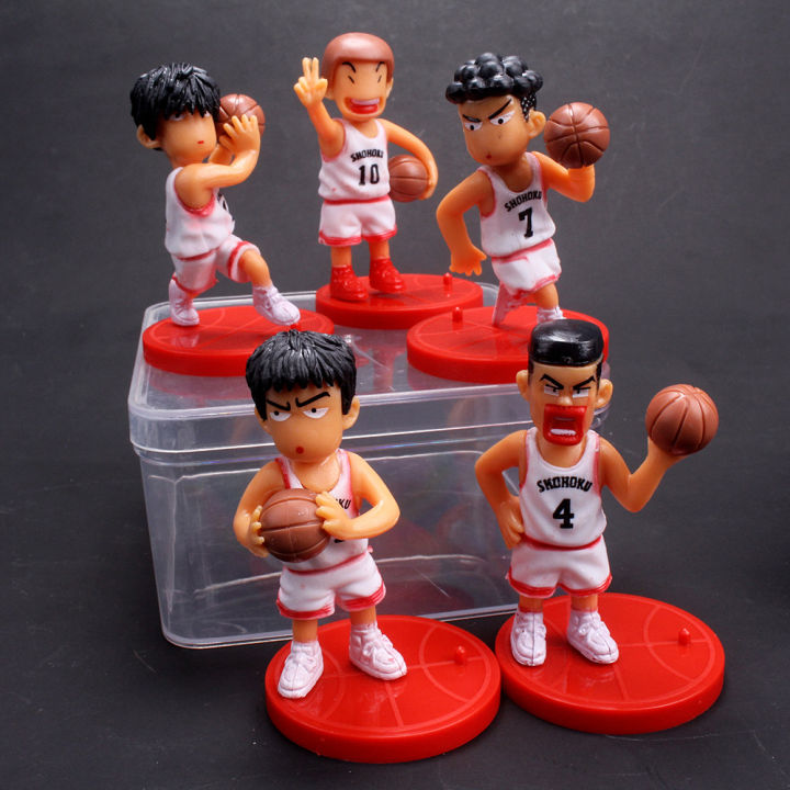 ของขวัญฟรี-5ชิ้น-เซ็ตรุ่น-q-slam-dunk-รูปทำมือของเล่นเครื่องประดับรถเค้กเครื่องประดับตกแต่ง