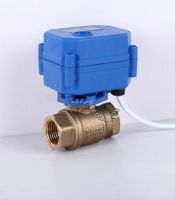 DN15 DN20 DN25 Brass Two Way Electric Ball Valve CR01 CR02 CR03 CR04 CR05 DC5V 12V 24V AC220V motorized valve for water