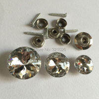 จัดส่งฟรี50ชิ้นล็อต18mm20mm25mm30mm Redbud Crystal Glass screw nailssofa buttonsDecoration tacks, DIY ACCESSORY.