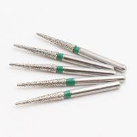 【Best value】 ชุด (5ชิ้น) หัวเจาะเพชร TC-11C AAA ผลิตในไต้หวันเจาะ Burs Dia-Burs สำหรับลูกปืนความเร็วสูงขนาดกลาง FG 1.6M