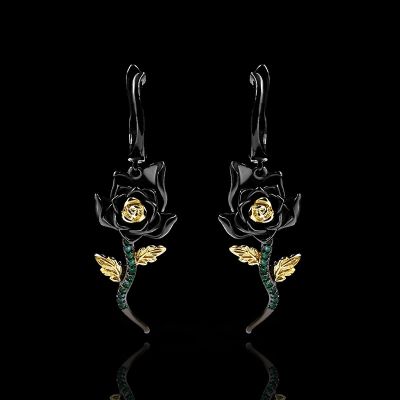 【YP】 Exquisite and Earrings Gold Engagement Jewelry 925