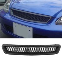 Car Front Bumper Honeycomb Mesh Hood Grille Grill for Honda Civic 1999-2000