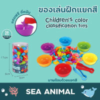 ของเล่นฝึกแยกสี Classifications Toy ของเล่นเสริมพัฒนาการสำหรับเด็ก ของเล่นคำณวน ฝึกคิดเลข ของเล่นสไตล์ Montessori