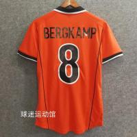 ▦☞✐ The 1998 World Cup orange azzurri throwback jerseys Dennis bergkamp kluiverts stam classic home