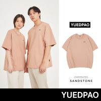 Yuedpao No.1 เสื้อยืด Signature Oversize Summer ผ้าหนาทรงสวย ยับยากรีดง่าย รับประกันไม่ย้วย 2 ปี เสื้อยืด สี Sandstone