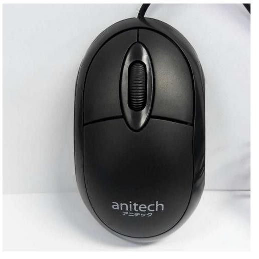 โปรแรงประจำเดือน-เม้าท์มีสาย-usb-mouse-optical-usb-anitech-a101-ราคาถูก-ขายดี-เกมมิ่ง-สะดวก-อุปกรณ์อิเล็กทรอนิกส์