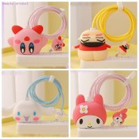 HelloKitty My Melody casing pelindung ponsel casing pengisi daya ponsel USB Kartun Apple Anti pecah 20W