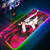 Jabami Yumeko แผ่นรองเมาส์ขยาย Pad M Ousepad Rgb Deskmat Gamer แป้นพิมพ์เล่นเกมกลับแสงบิ๊ก M Ousepad คอมพิวเตอร์และสำนักงาน