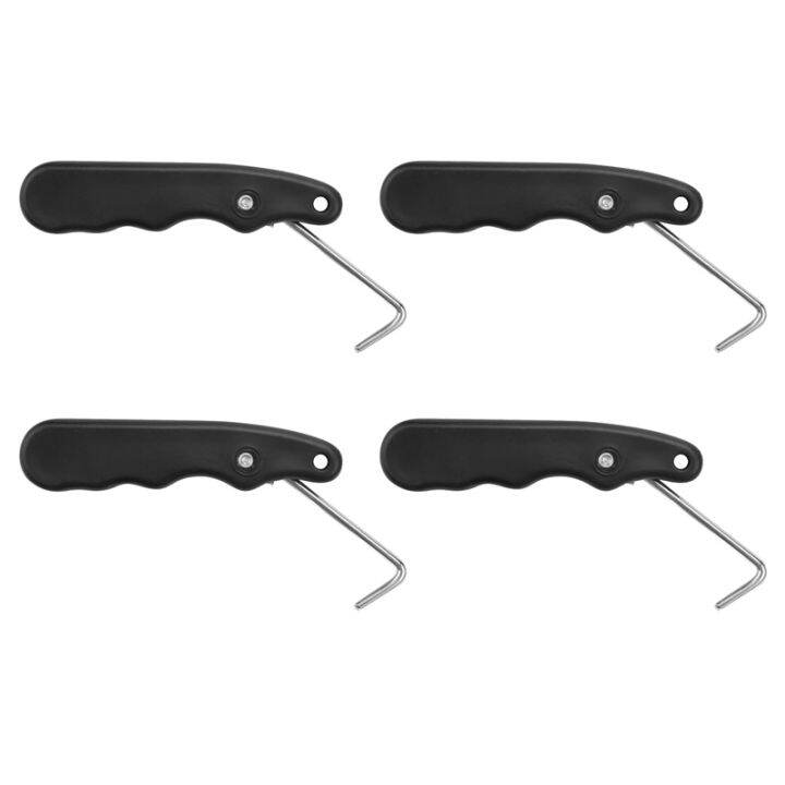 4Pcs Folding Shoe Lace Puller,Portable Lace Tightener Tool,Skate Lace