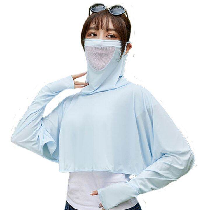 uniqlo-2023-new-fashion-version-summer-ice-silk-sunscreen-womens-uv-protection-breathable-cycling-mask-neck-guard-loose-sun-protection-clothing-loose-maskth