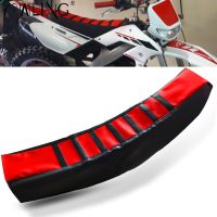 Motorcycle Pro Ribbed Rubber Gripper Soft Seat Cover For HUSQVARNA HONDA YAMAHA SUZUKI KAWASAKI Dirt Bike Off Road Motocross Saddle Covers