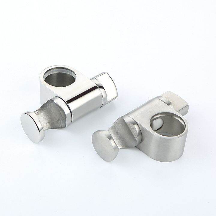 Universal 25mm Stainless steel Shower Slide Rail Bar Holder Adjustable Rail Mounting Bracket