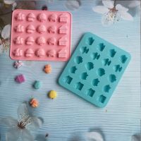 Cartoon Animals Squirrel House Shaped Fondant Cake Silicone Mold Pastry Chocolate Mould Candy Ice Cube Molds DIY Baking Tools