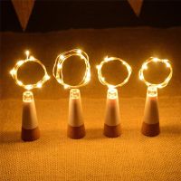 USB Rechargeable Wine Bottle Lights LED Cork Lights USB Copper Wire Fairy String Lights for DIY Party Christmas Wedding Holiday Fairy Lights