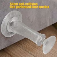 Suction Cup Type Door Stopper Doorknob Handle Wall Anti-Collision Shock Protection Mute Crash Bumper Safety Silicone Block Pad