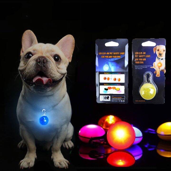 Pet Wonderland Dog Cat AntiLost LED ClipOn Pet Safety Light Flashing