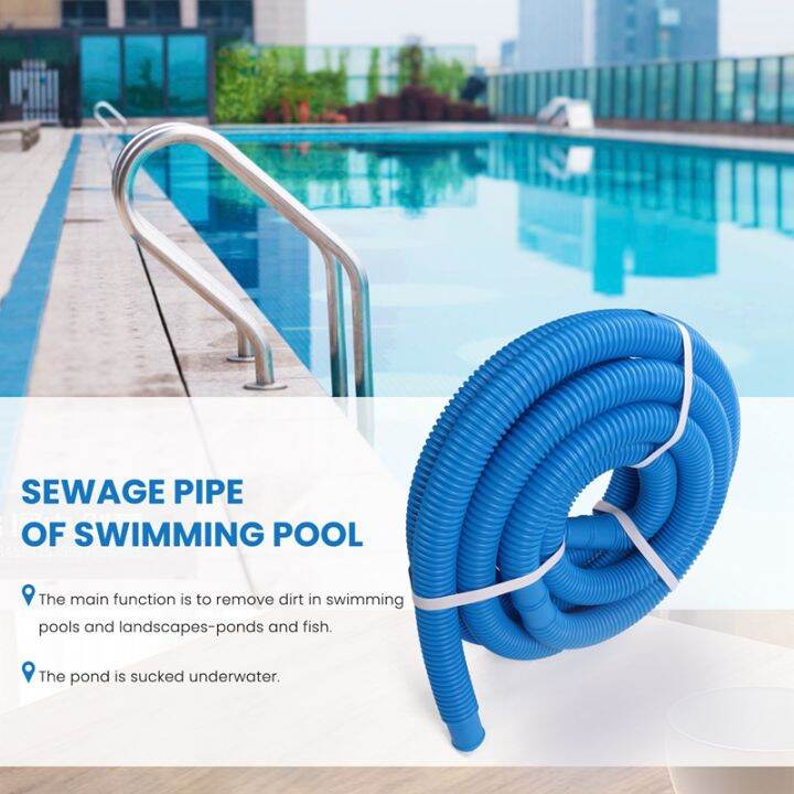 6. Swimming Pool Vacuum Cleaner Hose Suction Swimming Replacement Pipe Pool Cleaner Tool